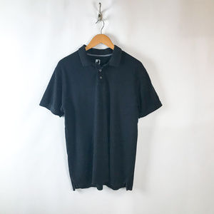 JCP Mens Black Polo Shirt